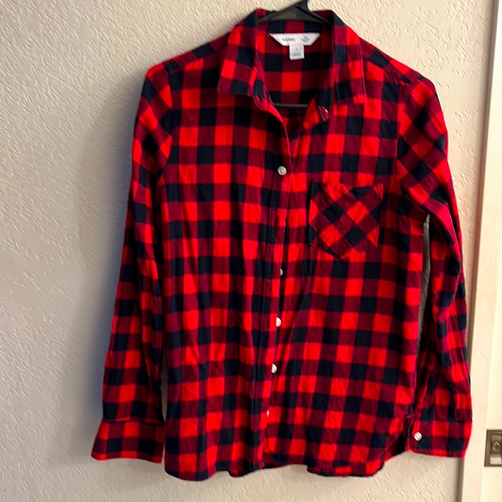 Old navy buffalo checkered flannel